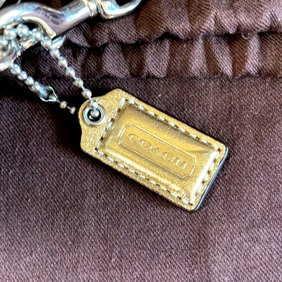 Gold Lurex Coach Signature Evening Bag - Picture 4 of 4